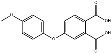1,2-Benzenedicarboxylic acid, 4-(4-methoxyphenoxy)- 结构式