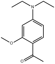 Ethanone, 1-[4-(diethylamino)-2-methoxyphenyl]- Structure