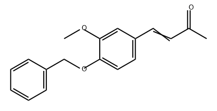 3-Buten-2-one, 4-[3-methoxy-4-(phenylmethoxy)phenyl]- Structure