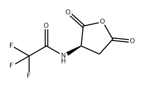 Acetamide, 2,2,2-trifluoro-N-[(3R)-tetrahydro-2,5-dioxo-3-furanyl]- Structure