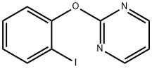Pyrimidine, 2-(2-iodophenoxy)- Structure