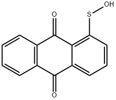 1-Anthracenesulfenic acid, 9,10-dihydro-9,10-dioxo- Structure