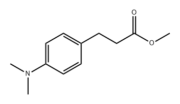 Benzenepropanoic acid, 4-(dimethylamino)-, methyl ester Structure