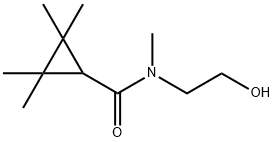 Cyclopropanecarboxamide, N-(2-hydroxyethyl)-N,2,2,3,3-pentamethyl- Structure