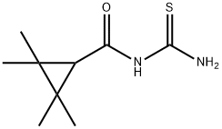 Cyclopropanecarboxamide, N-(aminothioxomethyl)-2,2,3,3-tetramethyl- Structure