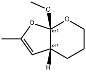 4H-Furo[2,3-b]pyran,3a,5,6,7a-tetrahydro-7a-methoxy-2-methyl-,(3aR,7aR)-rel-(9CI),757231-86-0,结构式