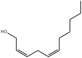 2,5-Undecadien-1-ol, (2Z,5Z)- Structure