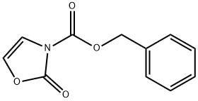 3(2H)-Oxazolecarboxylic acid, 2-oxo-, phenylmethyl ester Struktur