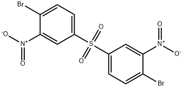 Benzene, 1,1'-sulfonylbis[4-bromo-3-nitro- Structure