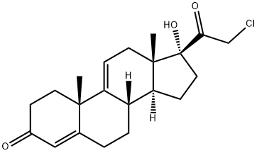 21-CL 氢化可的松, 75868-48-3, 结构式