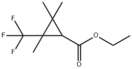 methyl 2,2,3-trimethyl-3-(trifluoromethyl)cyclopropane-1-carboxylate 结构式