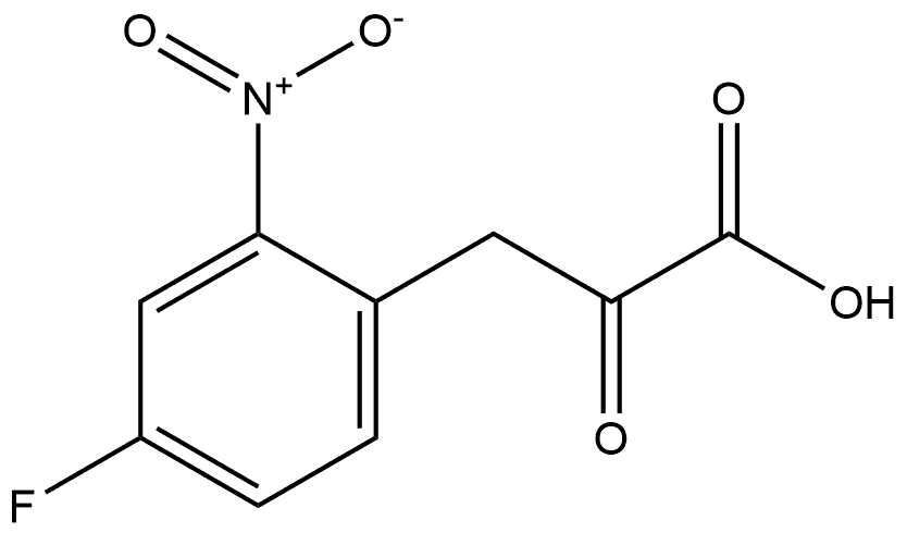 Benzenepropanoic acid, 4-fluoro-2-nitro-α-oxo-