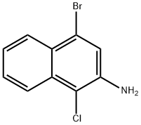 4-bromo-1-chloronaphthalen-2-amine,759398-90-8,结构式