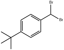 Benzene, 1-(dibromomethyl)-4-(1,1-dimethylethyl)- Structure