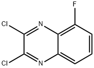 Quinoxaline, 2,3-dichloro-5-fluoro- 结构式