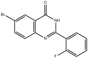 4(3H)-Quinazolinone, 6-bromo-2-(2-fluorophenyl)-