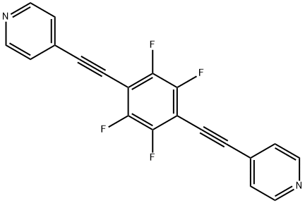 1,4-双(4′-吡啶基乙炔基)四氟苯, 760981-35-9, 结构式