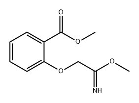Benzoic acid, 2-(2-imino-2-methoxyethoxy)-, methyl ester Structure