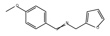 2-Furanmethanamine, N-[(4-methoxyphenyl)methylene]-
