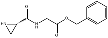 Glycine, N-(2-aziridinylcarbonyl)-, phenylmethyl ester, (S)- (9CI) Structure