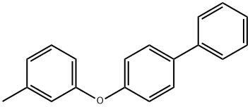 1,1'-Biphenyl, 4-(3-methylphenoxy)- 结构式