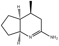 3H-Cyclopenta[b]pyridin-2-amine,4,4a,5,6,7,7a-hexahydro-4-methyl-,[4S- Structure