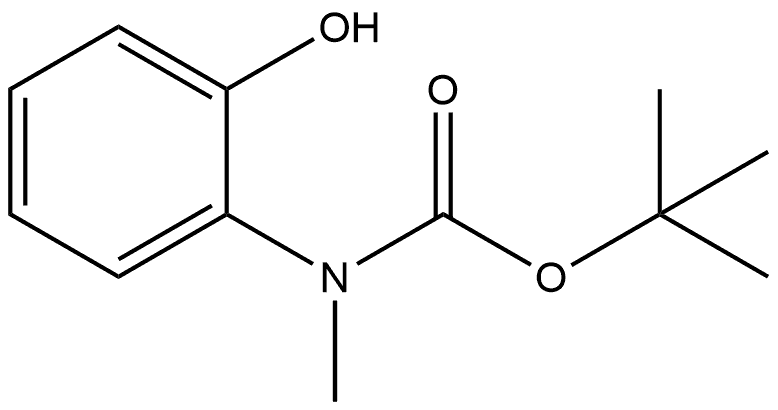 Carbamic acid, (2-hydroxyphenyl)methyl-, 1,1-dimethylethyl ester (9CI) Struktur