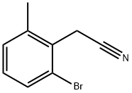 Benzeneacetonitrile, 2-bromo-6-methyl- Struktur