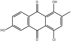9,10-Anthracenedione, 4-chloro-1,6-dihydroxy-2-methyl-