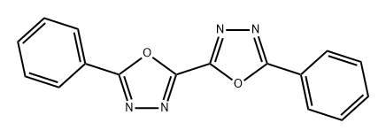 2,2'-Bi-1,3,4-oxadiazole, 5,5'-diphenyl- Structure