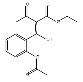 Butanoic acid, 2-[[2-(acetyloxy)phenyl]hydroxymethylene]-3-oxo-, ethyl ester