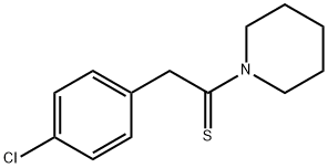 Ethanethione, 2-(4-chlorophenyl)-1-(1-piperidinyl)- Struktur