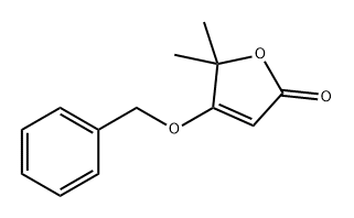 2(5H)-Furanone, 5,5-dimethyl-4-(phenylmethoxy)- Structure