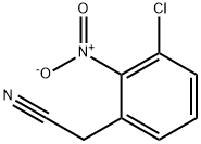 2-(3-chloro-2-nitrophenyl)acetonitrile Struktur