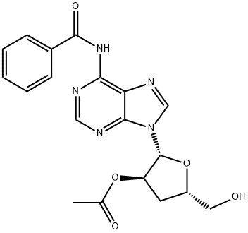 Adenosine, N-benzoyl-3'-deoxy-, 2'-acetate (9CI)