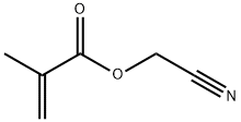 2-Propenoic acid, 2-methyl-, cyanomethyl ester Structure