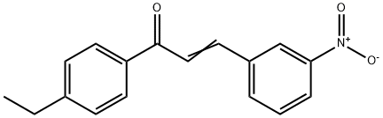 2-Propen-1-one, 1-(4-ethylphenyl)-3-(3-nitrophenyl)- Structure