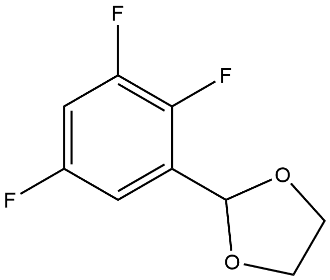 2-(2,3,5-Trifluorophenyl)-1,3-dioxolane Struktur