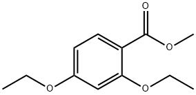 Benzoic acid, 2,4-diethoxy-, methyl ester Structure