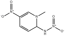 2-?Pyridinamine, 1,?2-?dihydro-?1-?methyl-?N,?5-?dinitro- Struktur