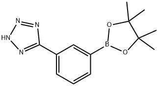 5-(3-(4,4,5,5-Tetramethyl-1,3,2-dioxaborolan-2-yl)phenyl)-1h-tetrazole Structure