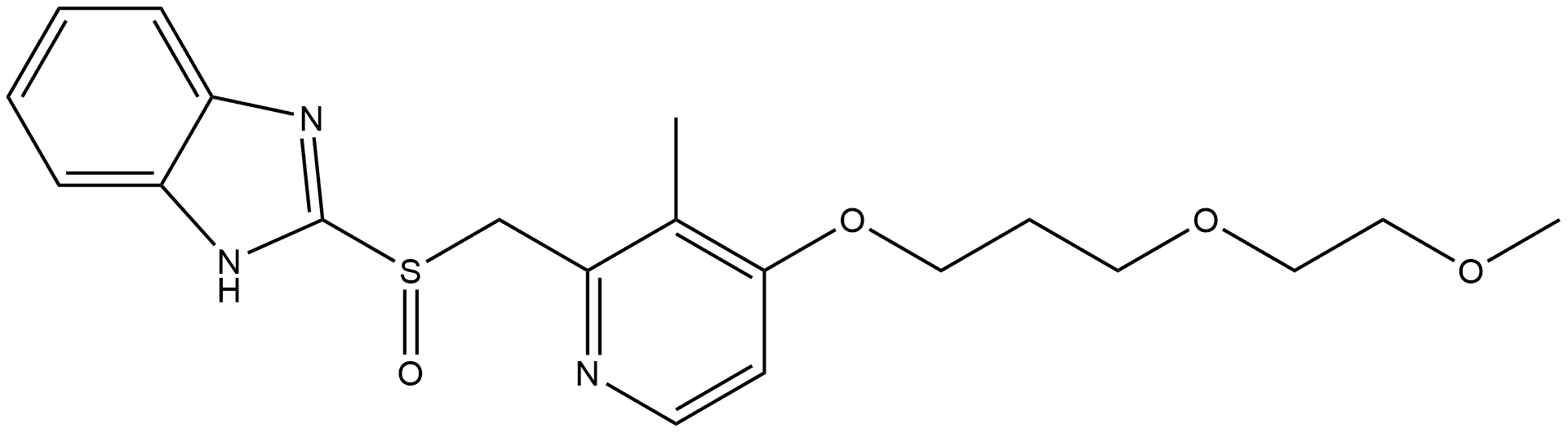 Anaprazole Impurity 20 Struktur