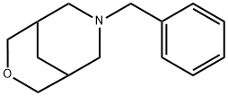 3-ベンジル-3-アザ-7-オキサビシクロ[3.3.1]ノナン 化学構造式