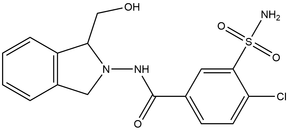 吲达帕胺杂质55, 77856-15-6, 结构式