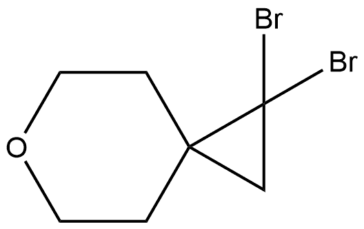 1,1-Dibromo-6-oxaspiro[2.5]octane 结构式