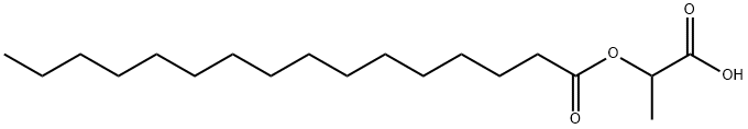 Hexadecanoic acid, 1-carboxyethyl ester Structure
