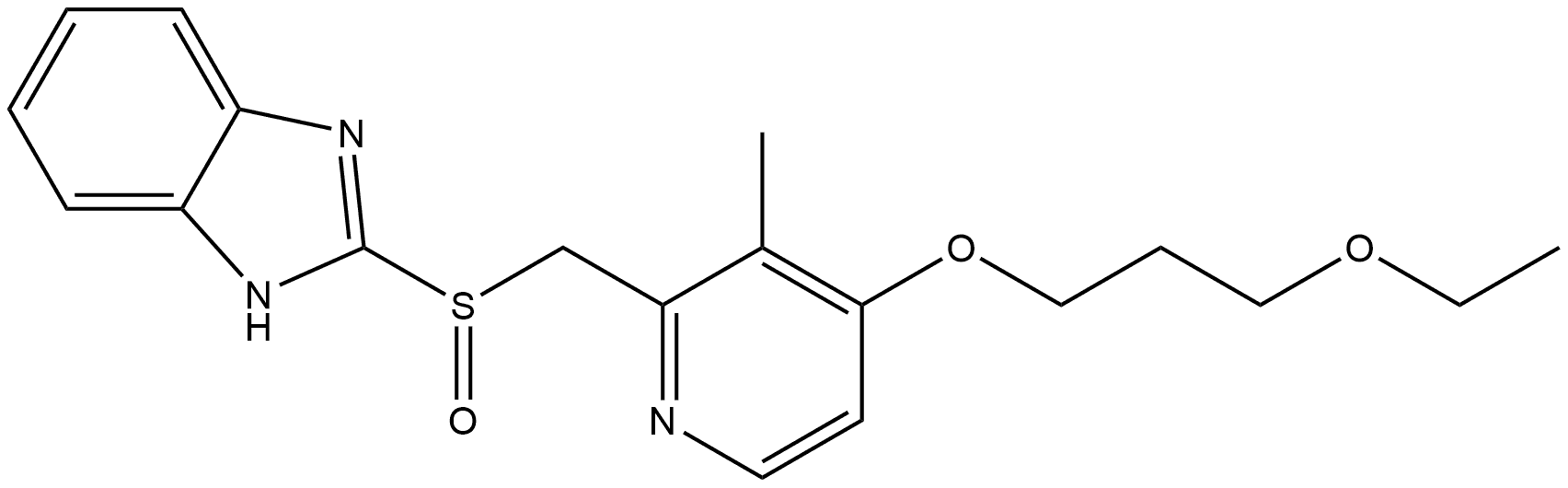 Anaprazole Impurity 28 Struktur