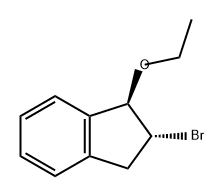 1H-Indene, 2-bromo-1-ethoxy-2,3-dihydro-, trans- (9CI)