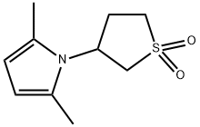 1H-?Pyrrole, 2,?5-?dimethyl-?1-?(tetrahydro-?1,?1-?dioxido-?3-?thienyl)?- Struktur