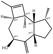 Cyclobut[e]azulen-4-ol, 2a,3,4,5,5a,6,7,8,8a,8b-decahydro-2,8-dimethyl-5-methylene-, (2aR,4S,5aS,8R,8aS,8bR)-rel- (9CI) Structure